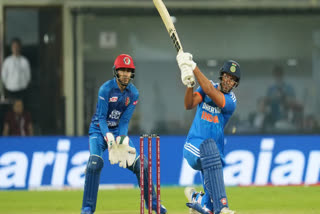 SHIVAM DUBEY LOOKED UNHAPPY EVEN AFTER SCORING A HALF CENTURY AGAINST AFGHANISTAN