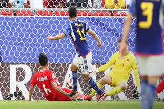 Japan emerged victorious in their campaign opener against Vietnam courtesy of Takumi Minamino's two goals while Karim Ansarifard's early goal guided Iran to outplay its Palestinian opponents by 4-1 rout in AFC Asian Cup at Al-Rayyan. Despite Hong Kong's Philip Chan Siu Kwan's historic goal his team failed to clinch a win, losing to United Arab Emirates by 1-3.