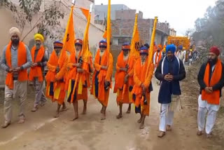 Nagar Kirtan from Basarke Bhaini dedicated to the birth anniversary of Shri Guru Gobind Singh Ji