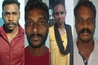 സ്വര്‍ണ മോഷണം മലപ്പുറം  Gold Theft Arrest  Gold Theft Case Malappuram  കവര്‍ച്ച കേസ് പ്രതികള്‍ അറസ്റ്റ്