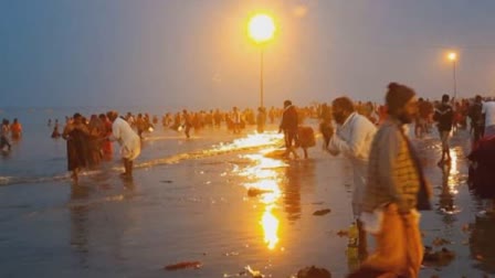 Devotees throng Gangasagar for holy dip on Makar Sankranti