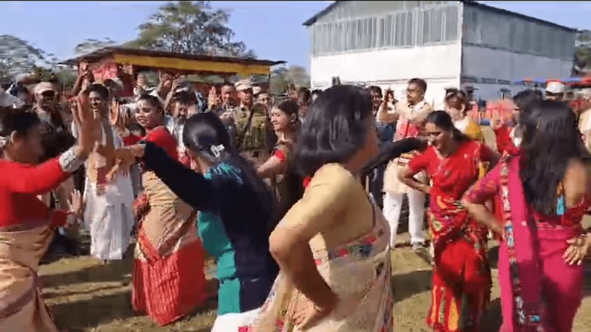 Police Bihu celebration