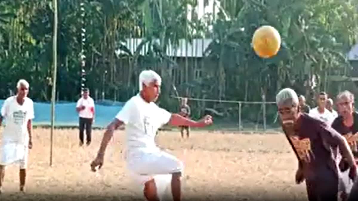 Senior Citizen football match