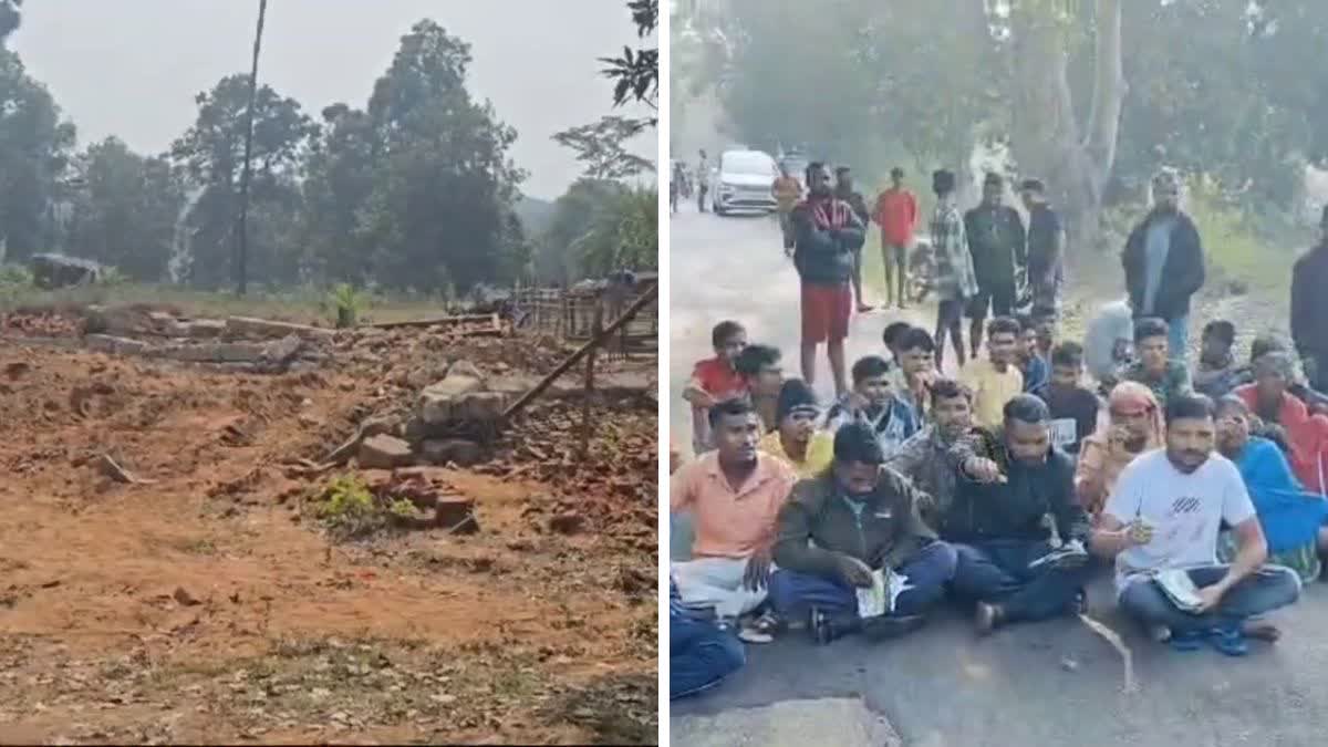 BULLDOZER IN BIJAPUR