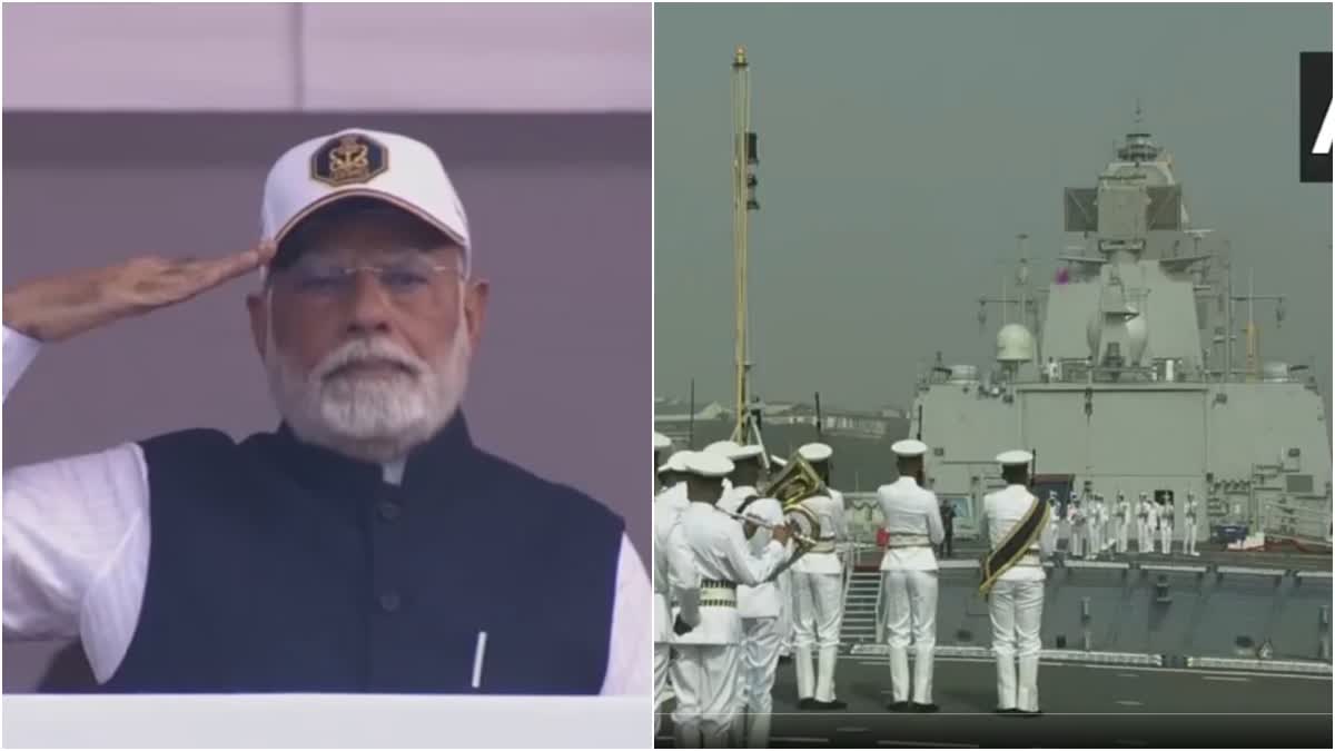 PM Modi Commissions 3 Warships