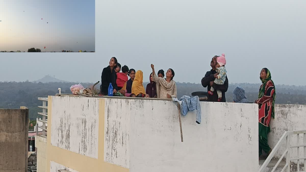 Rajgarh kite flying craze