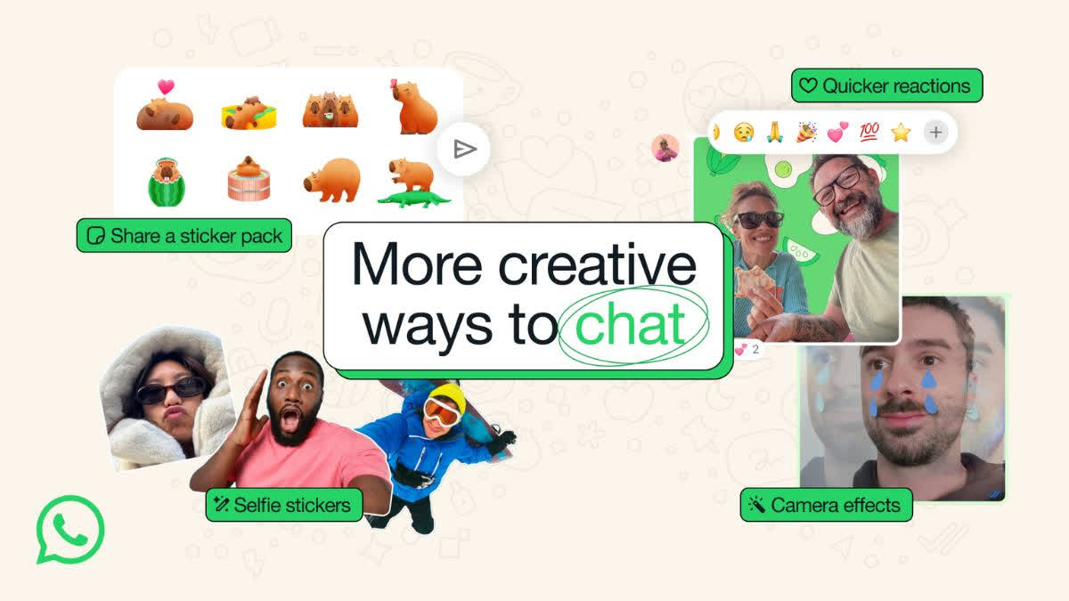 WhatsApp Adds New Features And Camera Effects, Lets You Convert Selfie Into A Sticker