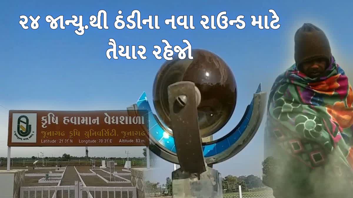 24 જાન્યુ.થી ઠંડીના નવા રાઉન્ડ માટે રહેજો તૈયાર