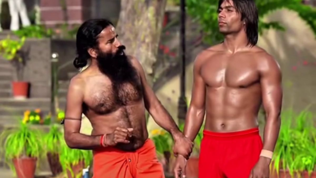 Baba Ramdev With Raja Yadav