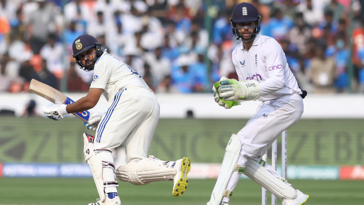 Rohit Sharma  Rohit Sharma Half Century  India vs England 3rd Test  രോഹിത് ശര്‍മ അര്‍ധസെഞ്ച്വറി  ഇന്ത്യ ഇംഗ്ലണ്ട് മൂന്നാം ടെസ്റ്റ്