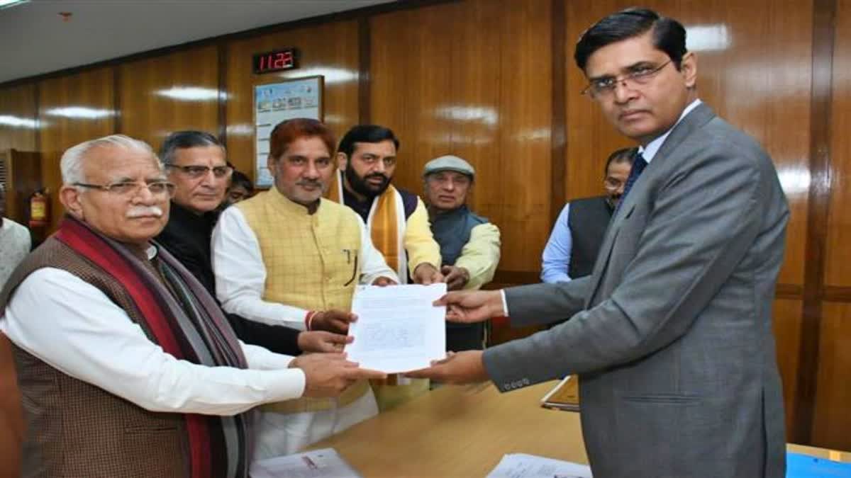 Subhash Barala Files Nomination For Rajya Sabha