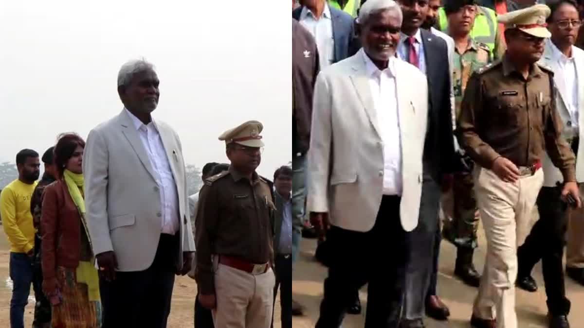 CM Champai Soren returned to Ranchi from Seraikela