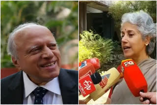 Collage: MS Swaminathan and Soumya Swaminathan (Source ETV Bharat)