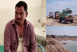 Journalist attacked by YSRCP  illegal sand mining by YSRCP  YSRCP leaders sand mafia  അമരാവതി അനധികൃത ഖനനം  അനധികൃത മണല്‍ ഖനനം