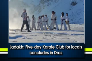 Five day Karate Club for Locals Concludes in Dras