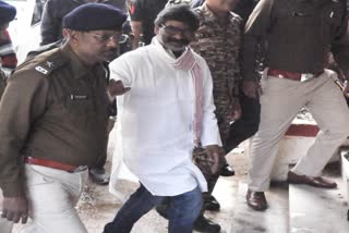 Hemant Soren appeared in ED court