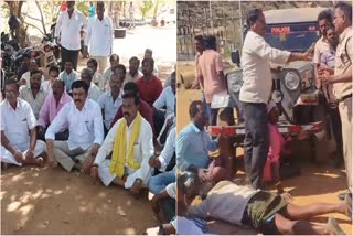 Sri_Ram_Reddy_Drinking_Water_Scheme_Workers_Strike_Tension_Atmosphere