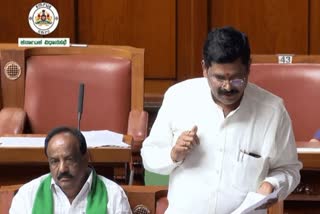 Minister speaking in the House