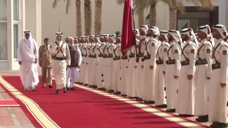 pm-modi-receives-ceremonial-welcome-in-doha