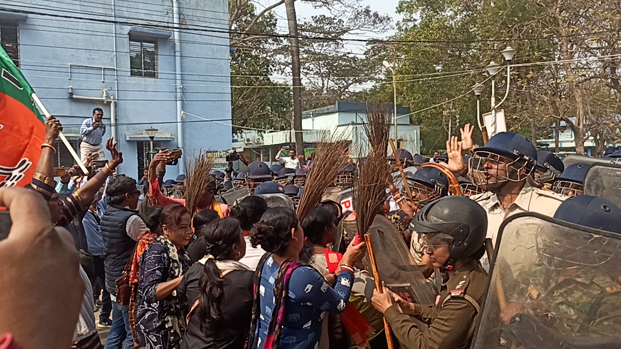 BJP Protest Rally in Midnapore