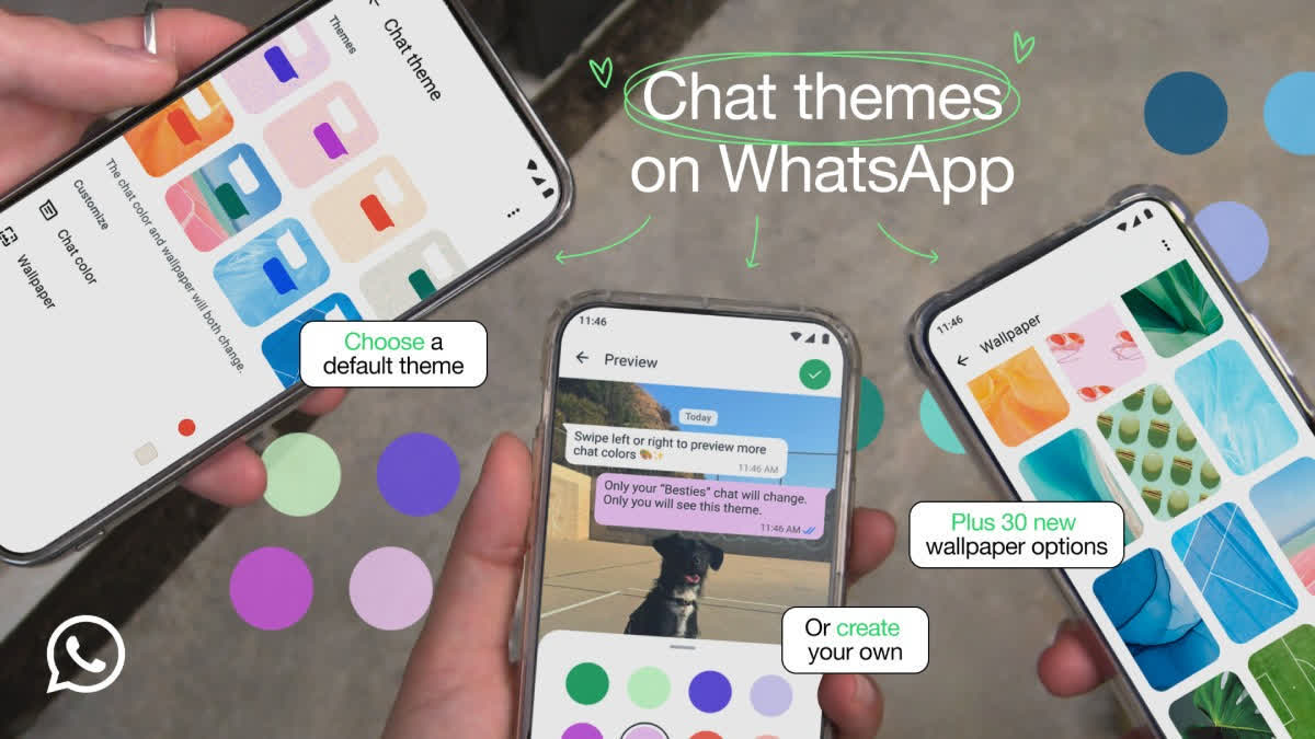 WHATSAPP   customisable chat themes