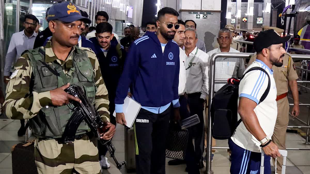 Team India left for Dubai to participate in Champions Trophy 2025