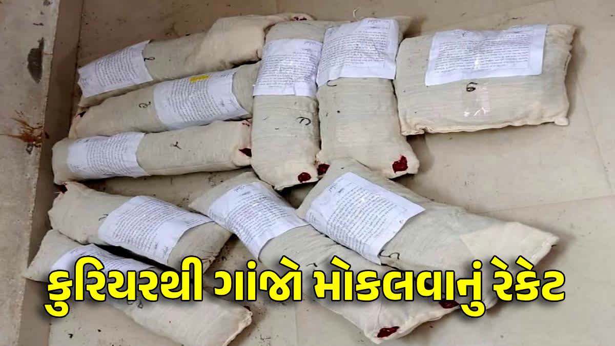 કુરિયરના પાર્સલમાંથી ગાંજો નીકળ્યો