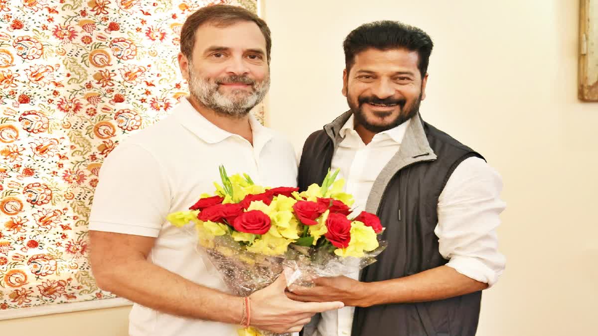 CM Revanth Meets Rahul Gandhi