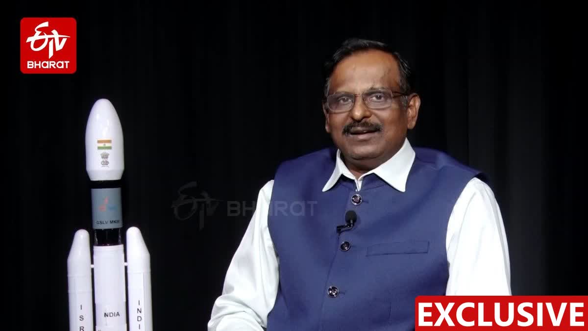 ISRO Chairman V Narayanan during an interview with ETV Bharat