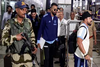 Team India left for Dubai to participate in Champions Trophy 2025