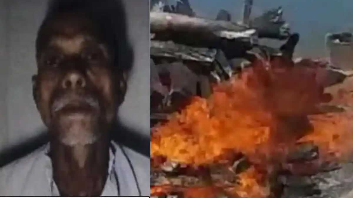 Bike rider suddenly falls on burning pyre in Gopalganj, burns alive to death