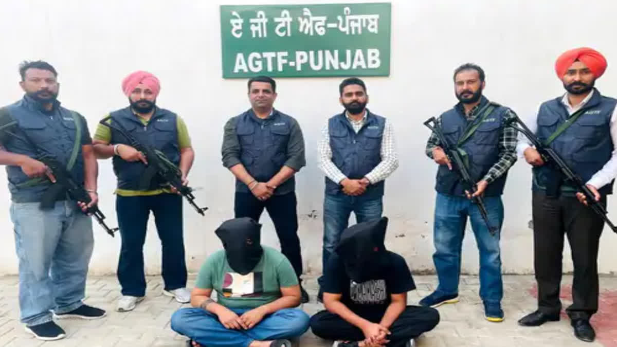 Punjab Police caught two gangsters with 2 pistols-10 cartridges,They were active in many districts, opened fire on STF in Ludhiana