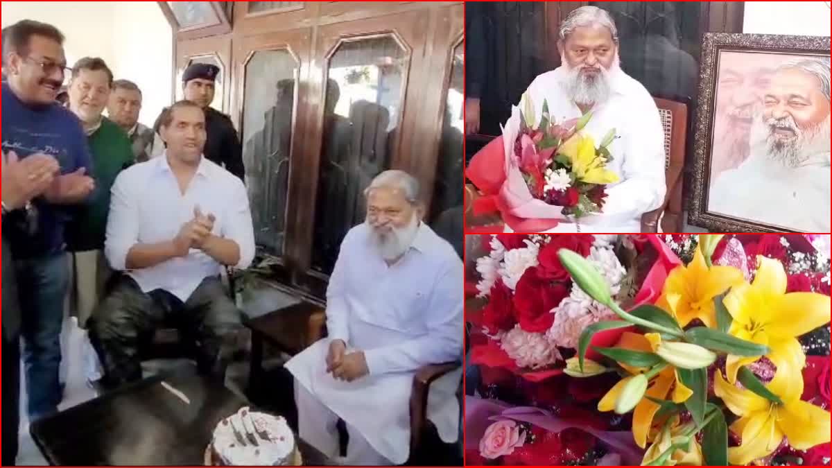 Haryana CM Nayab Saini wished Anil Vij on his birthday