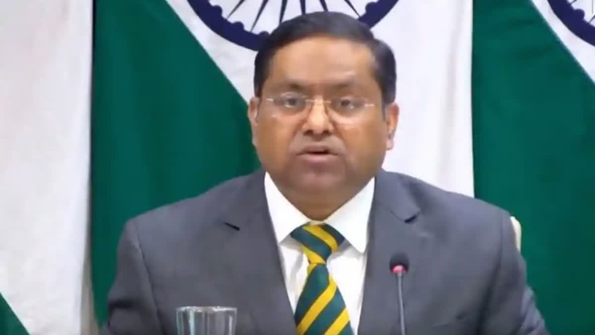 MEA Spokesperson Randhir Jaiswal