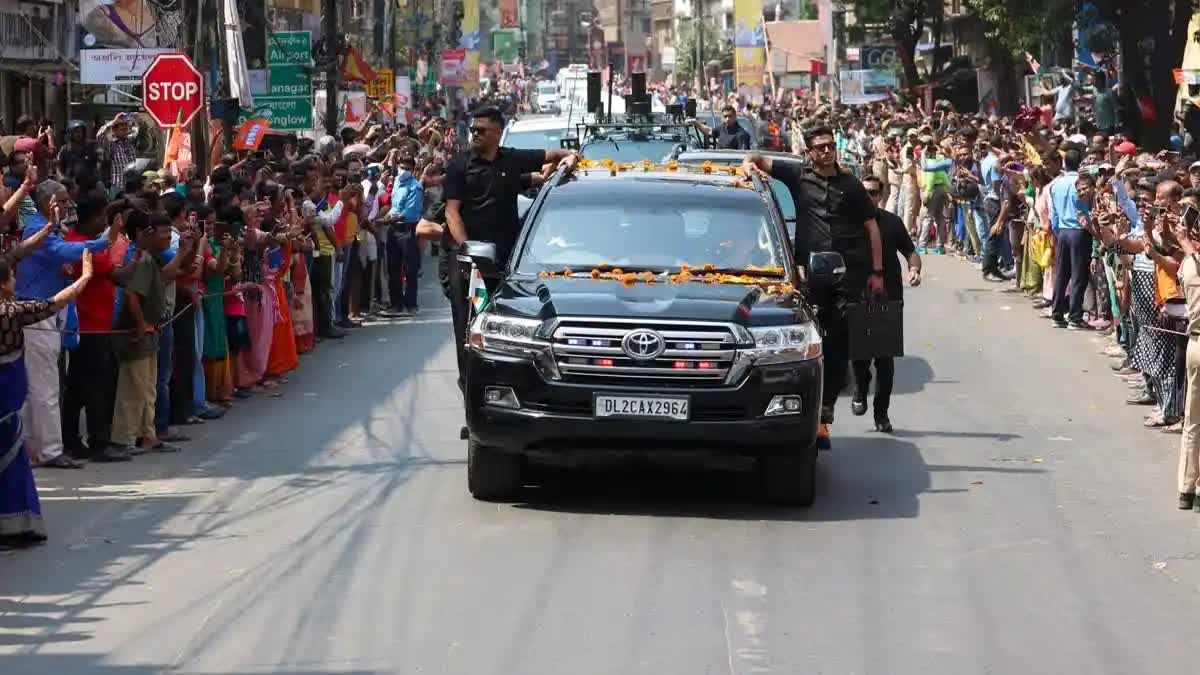 pm modi road show in cbe