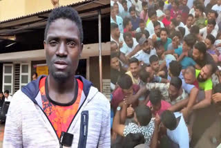 ivory coast footballer  footballer attack  attacked by mob in Kerala
