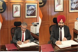 Gyanesh Kumar and Sukhbir Singh Sandhu today take charge as Election Commissioners (Photo - Socail Media X @SpokespersonECI0