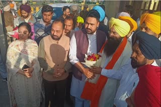 Cabinet Minister Gurmeet Singh Khudian arrived in Bathinda for the first time after getting the Lok Sabha ticket