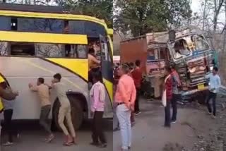 panna accident many injured