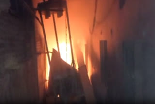 fire broke out in crockery company