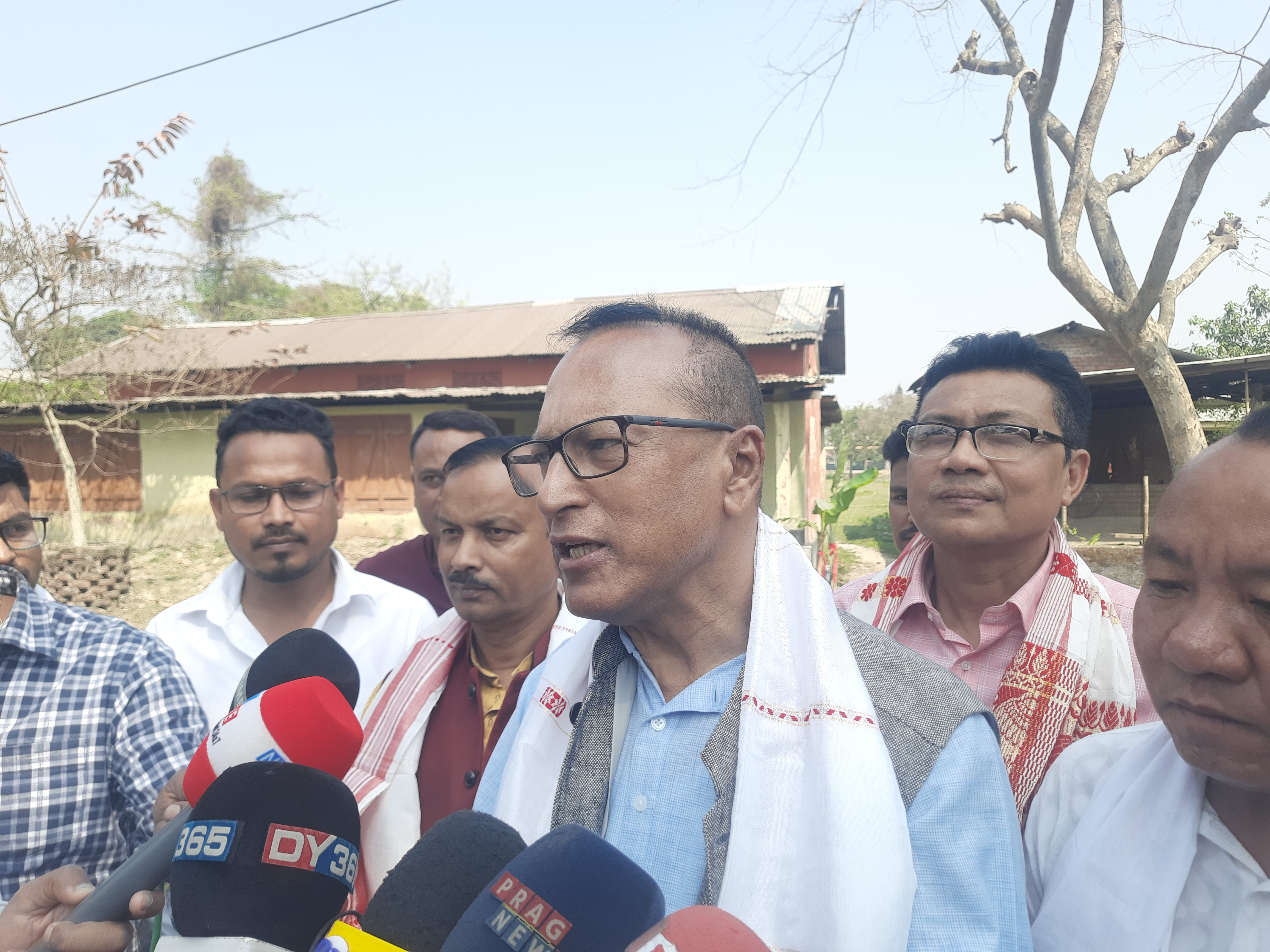 mp pradyut Bordoloi starts election campaign in Morigaon