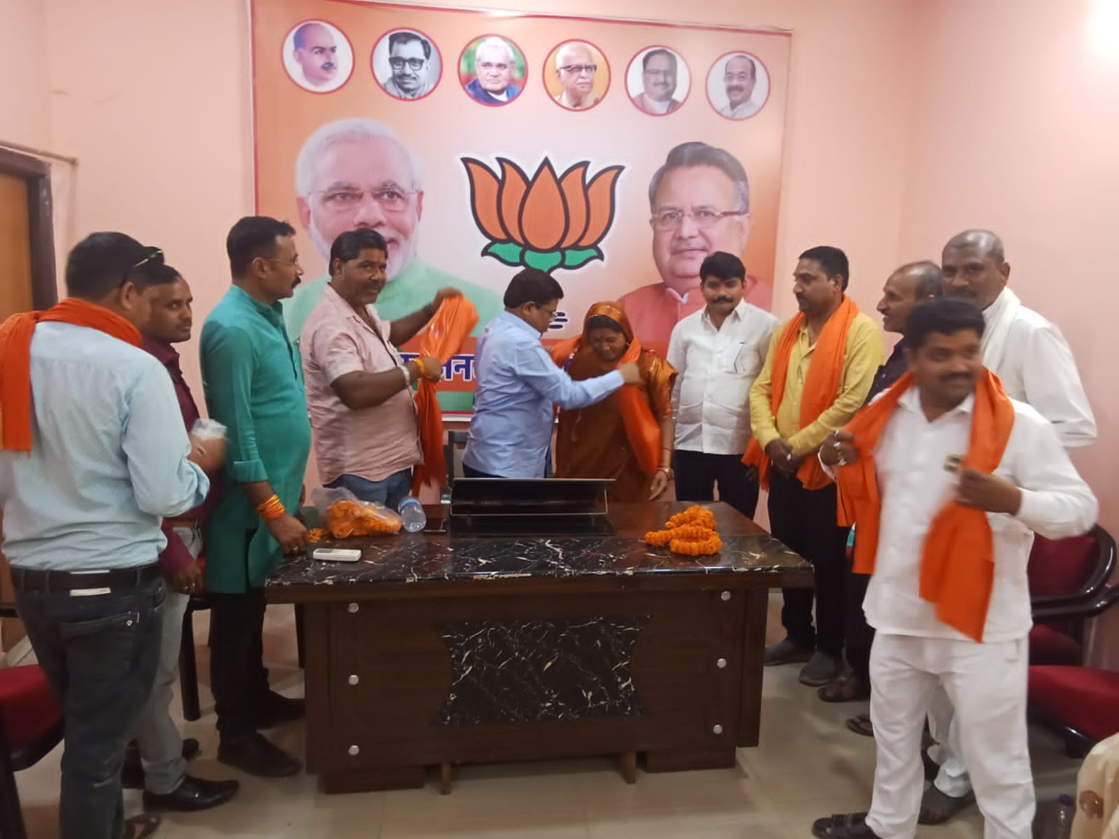 Four Congressmen join BJP in Kawardha