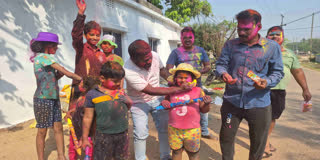 HOLI CELEBRATION IN TRADITIONAL WAY