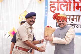 UJJAIN POLICE HOLI CELEBRATION