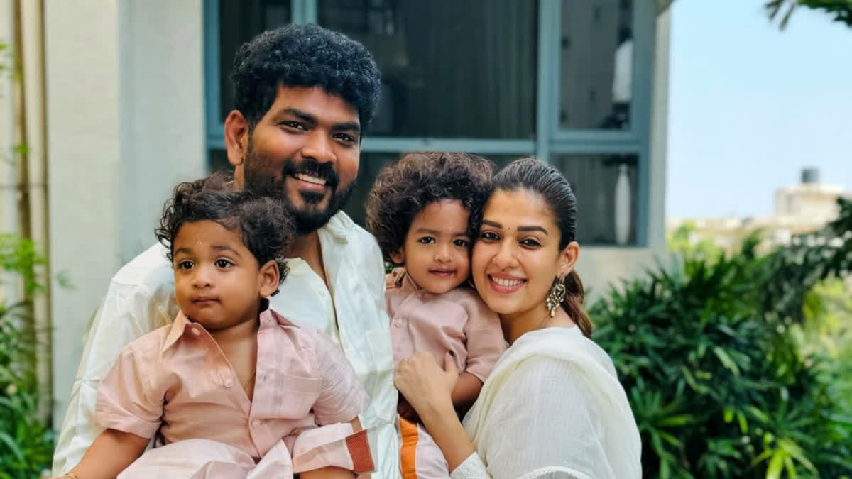 Nayanthara and Vignesh Shivan Ring in Tamil and Malayali New Year with Twins Uyir and Ulag