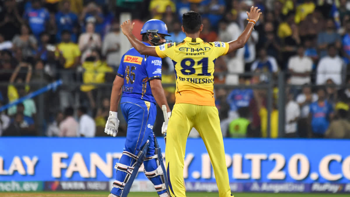 IPL 2024  MI VS CSK RESULT  ROHIT SHARMA CENTURY VS CSK  മുംബൈ VS ചെന്നൈ സൂപ്പര്‍ കിങ്സ്