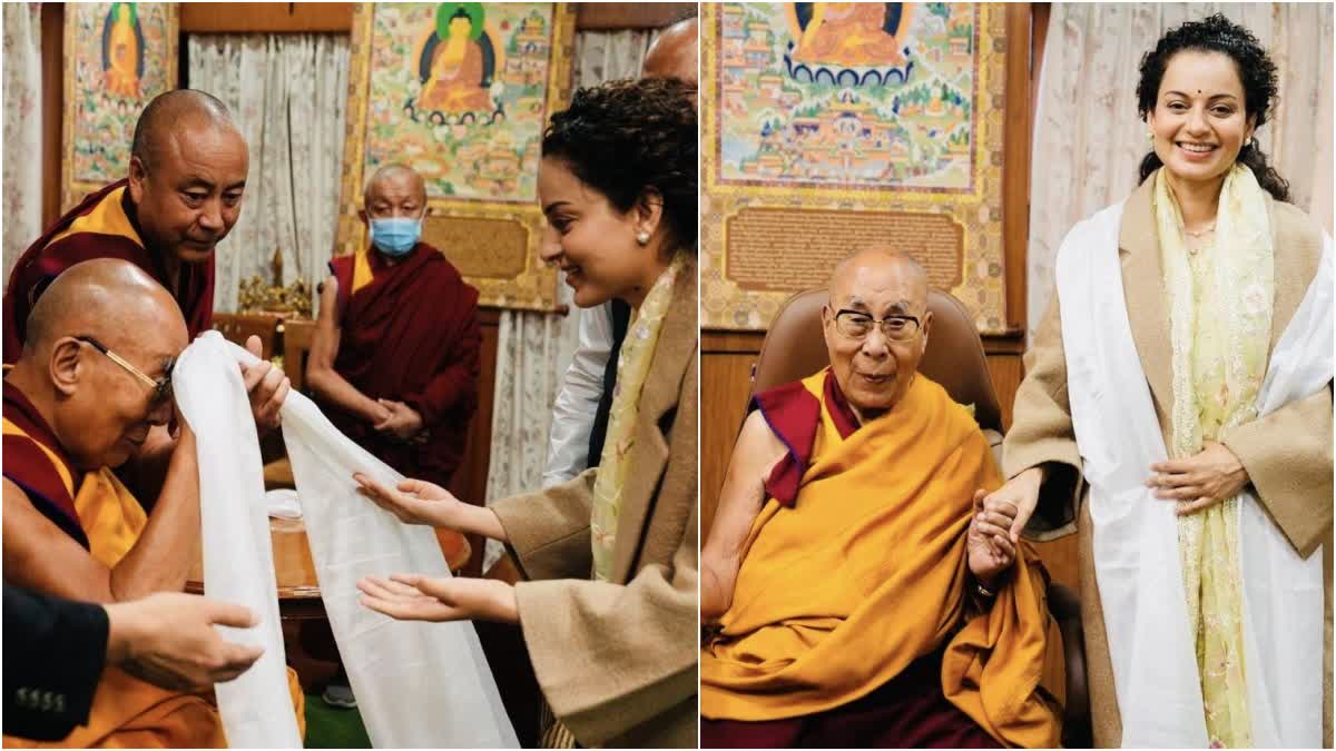 KANGANA MET DALAI LAMA