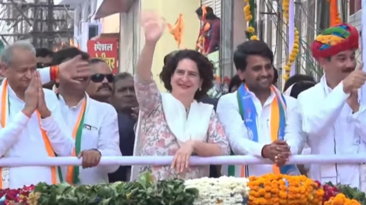 Priyanka Gandhi Road Show