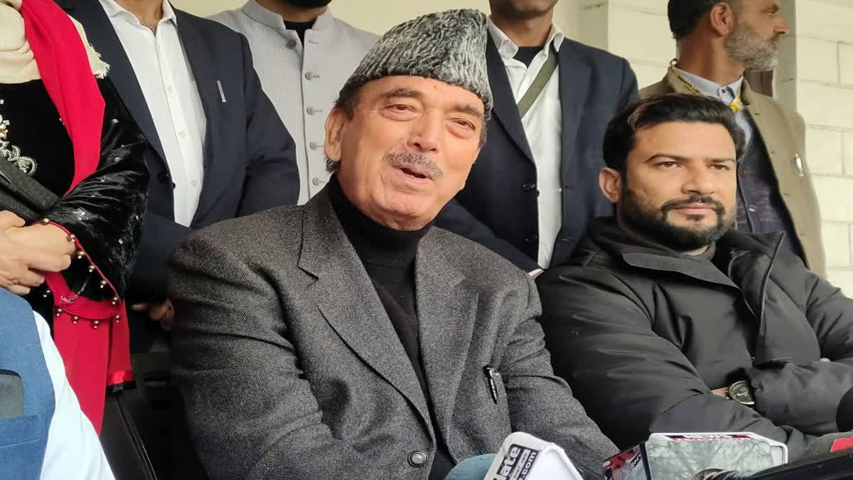 DPAP president Ghulam Nabi Azad accused former chief minister Omar Abdullah of being a "tourist" in the Doda Valley, spending summers in London and winters in warmer climates abroad.