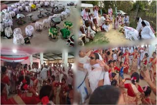 Rangali bihu 2024 celebration in Mariani and Sarupathar